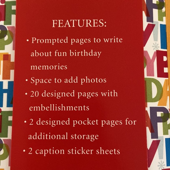 Hallmark Birthday Memory Book NEW - Picture 5 of 9